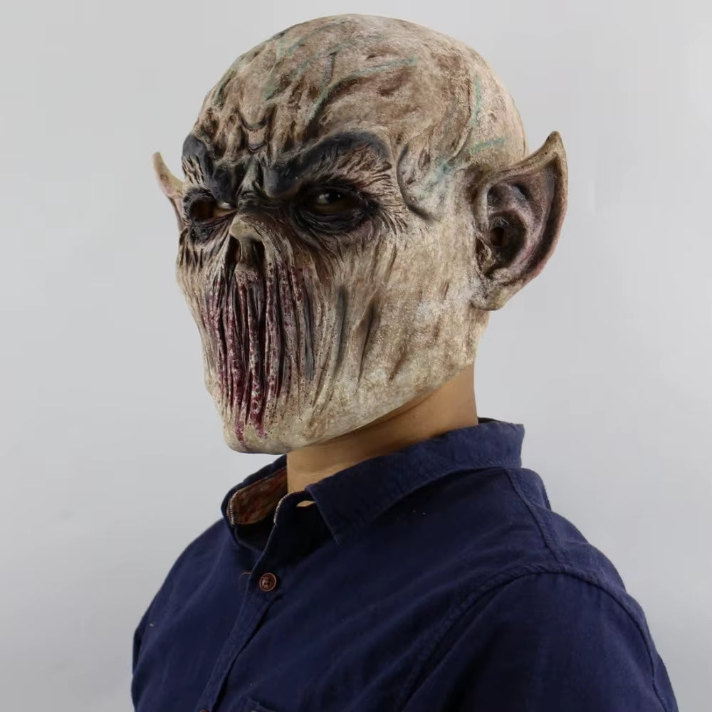 Scary Halloween Mask Terror Ghost Devil Mask Dance Party Scary Biochemical Alien Zombie Caps Mask
