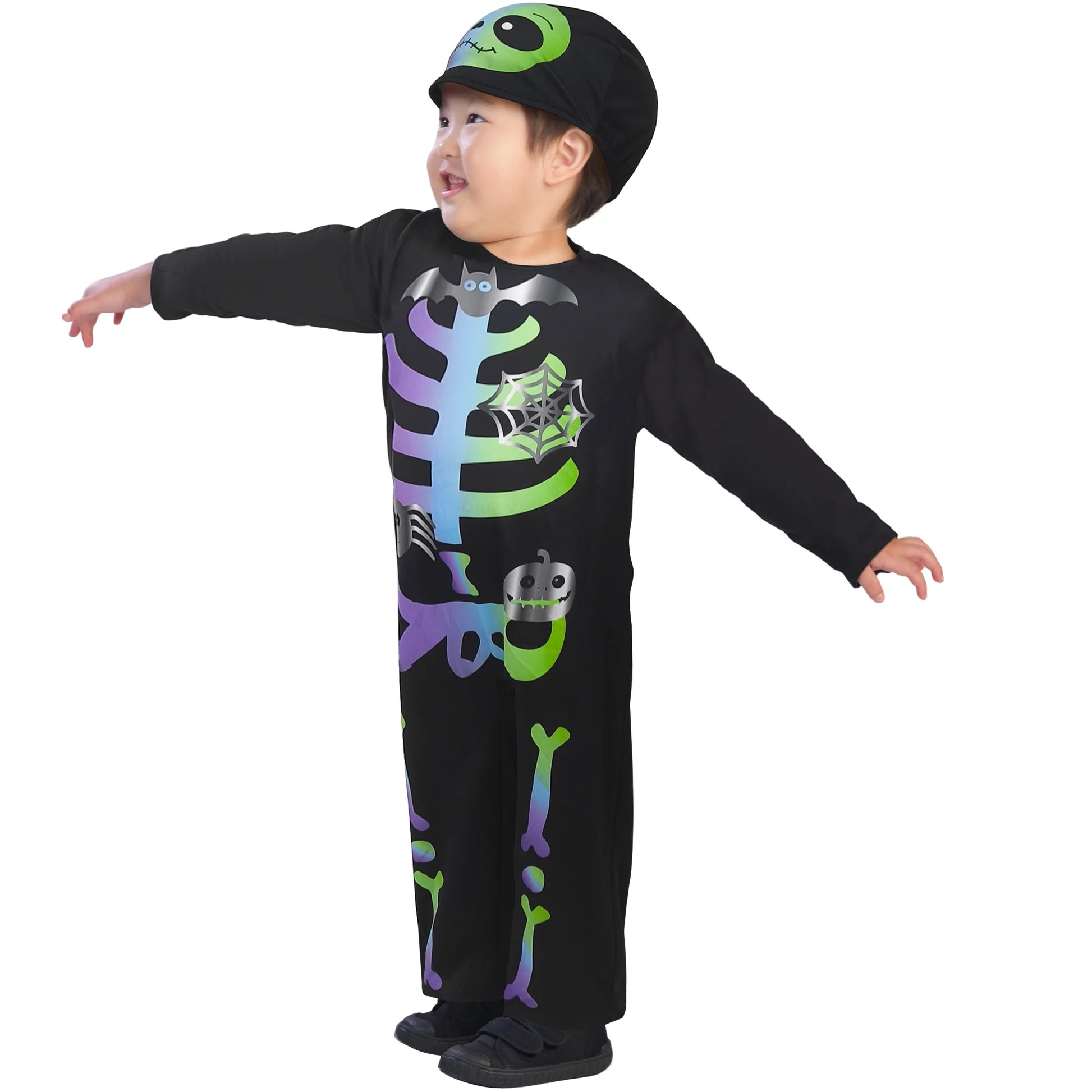 Skeleton Halloween Costume for Infant, Size 6-12M, by