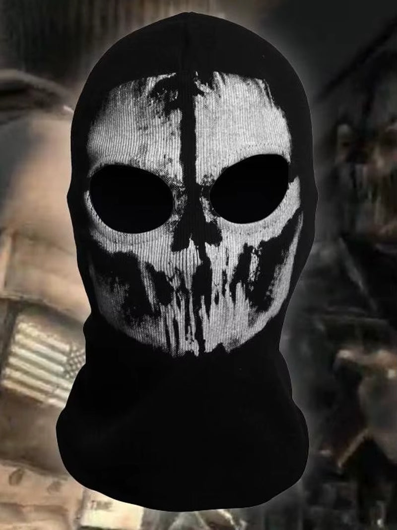 Halloween Mask Movie War Game Call Commander Party Mask Unisex Balaclava Mask Cosplay Ghosts Skull Mask Headwear