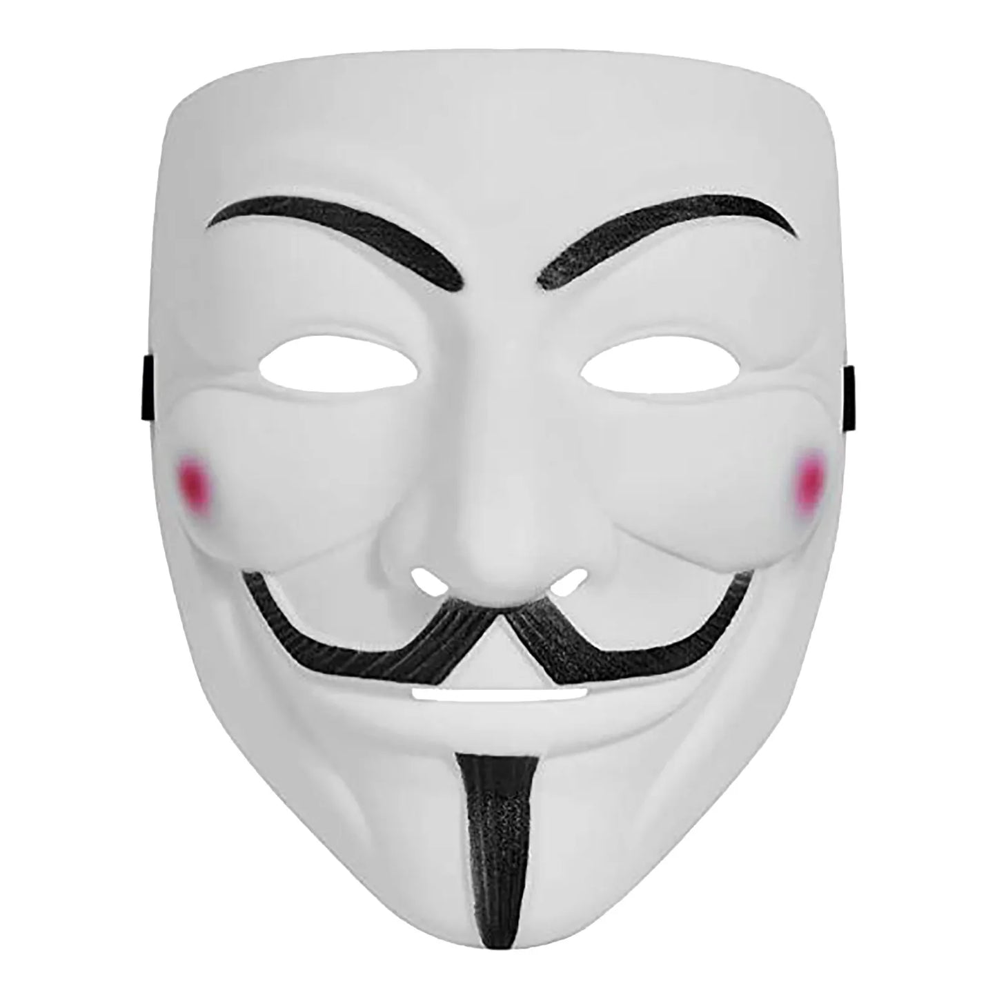 Decoration Halloween Mask Hackers Mask White V for Vendetta Halloween Face Mask Costume Cosplay Party Mascaras Halloween