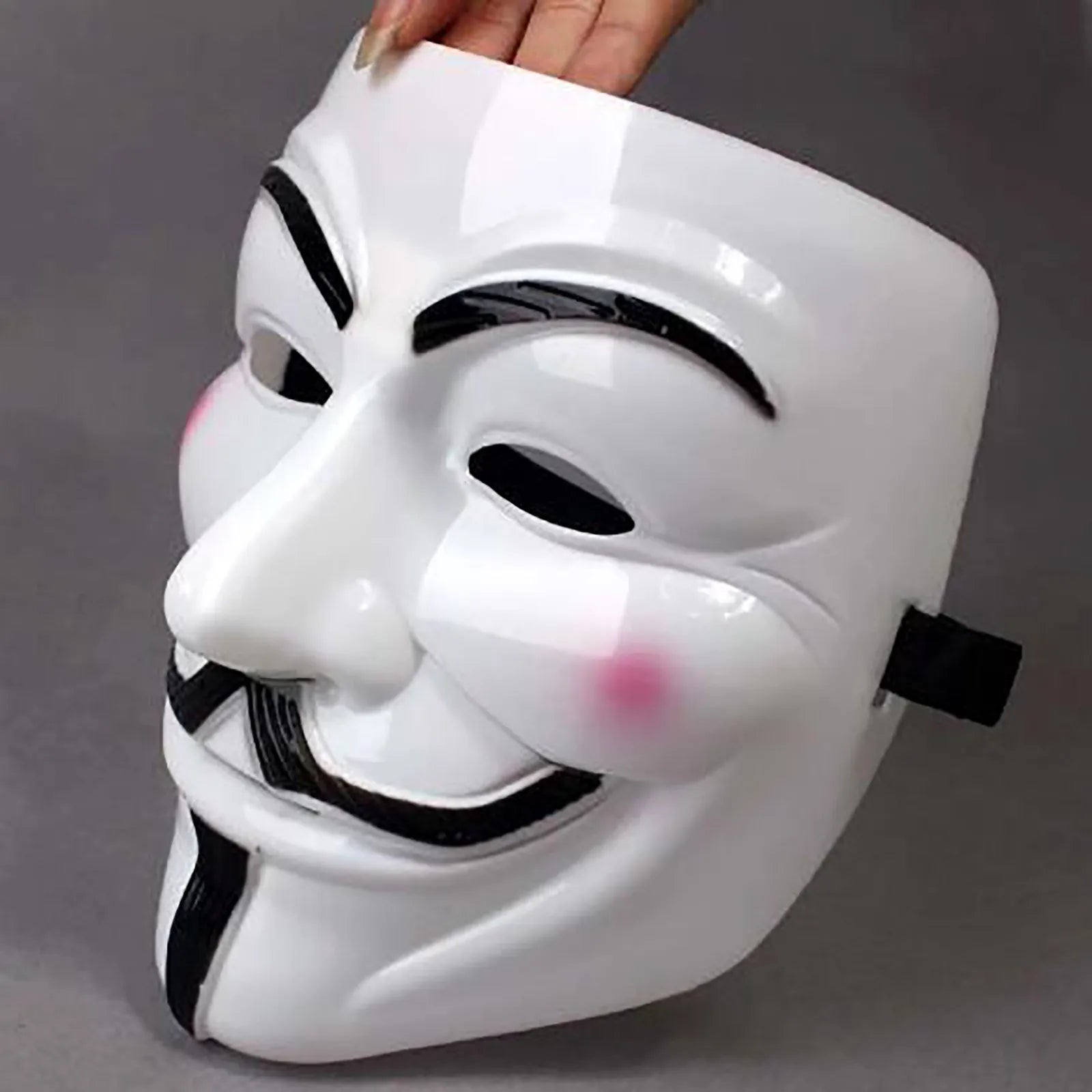 Decoration Halloween Mask Hackers Mask White V for Vendetta Halloween Face Mask Costume Cosplay Party Mascaras Halloween